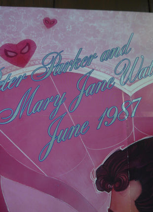 Poster Peter & Mary Jane Wedding 1987 Bill Sienkiewicz - Mycomicshop.be