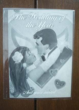 Poster Peter & Mary Jane Wedding 1987 Bill Sienkiewicz - Mycomicshop.be