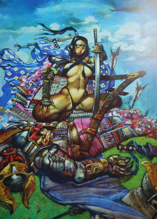 Poster Samurai Girl by Simon Bisley - Mycomicshop.be