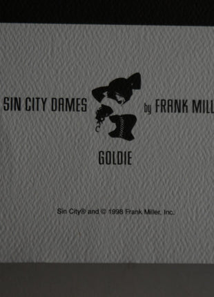 Poster Sin City Dames Goldie 1998 Frank Miller - Mycomicshop.be