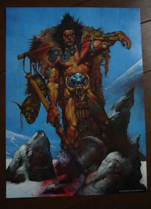 Poster Slaine 1991 Simon Bisley - Mycomicshop.be