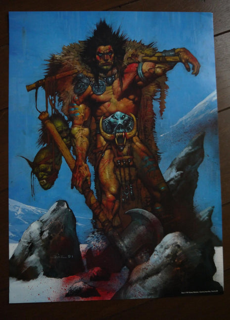 Poster Slaine 1991 Simon Bisley - Mycomicshop.be