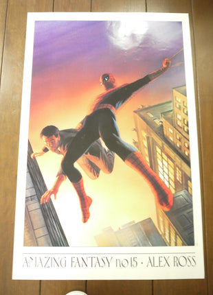 Poster Spider - Man XIV Amazing Fantasy 15 Alex Ross 1995 199 - Mycomicshop.be