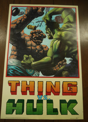 Poster Thing vs Hulk 1991 Matt Wagner - Mycomicshop.be