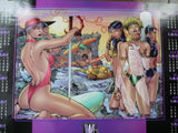 Poster Wildstorm Calendar 1996 Jim Lee - Mycomicshop.be