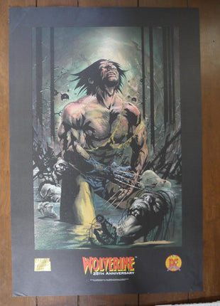 Poster Wolverine Dynamic Forces 25th anniversary 1999 Jae Lee - Mycomicshop.be