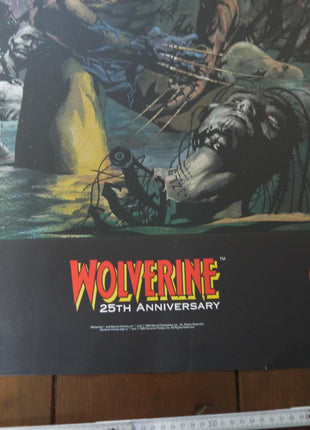 Poster Wolverine Dynamic Forces 25th anniversary 1999 Jae Lee - Mycomicshop.be