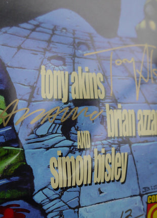 Promo Poster Red Dragon 1996 Bisley 2 x Signed - Mycomicshop.be