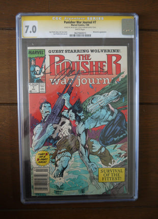 Punisher War Journal (1988 1st Series) 7D CGC 7.0 Signed Jim Lee - Mycomicshop.be