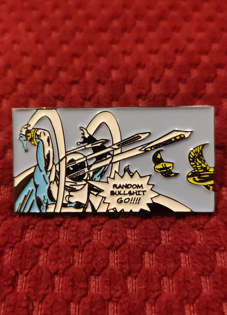 "Random Bullshit Go" Enamel pin - Mycomicshop.be
