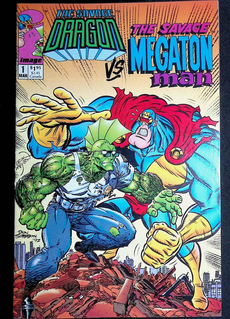Savage Dragon vs. Savage Megaton Man (1993) #1A - Mycomicshop.be