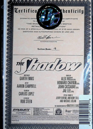 Shadow (2012 Dynamite) 1DF.SKETCH.A - Mycomicshop.be