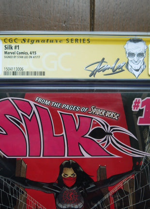 Silk (2015 1st Series) #1A CGC 9.4 Signed Stan Lee - Mycomicshop.be