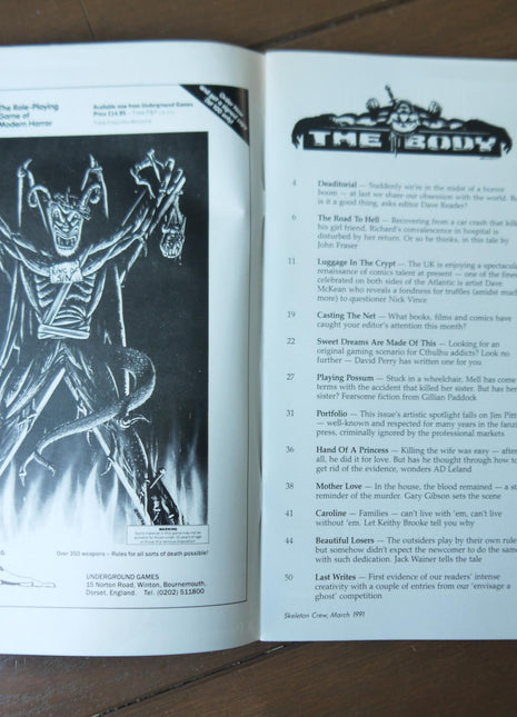 Skeleton Crew (1988) fanzine 14 - Mycomicshop.be
