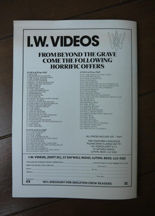 Skeleton Crew (1988) fanzine 14 - Mycomicshop.be