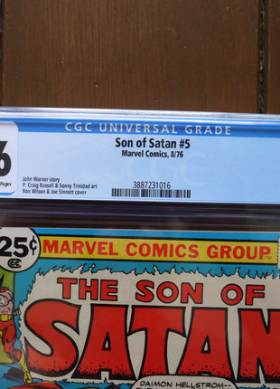 Son of Satan (1975) #5 CGC 9.6 - Mycomicshop.be