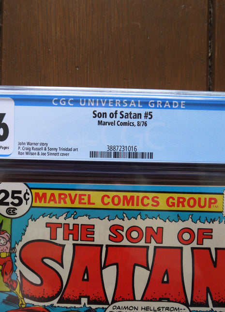 Son of Satan (1975) #5 CGC 9.6 - Mycomicshop.be