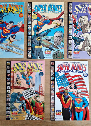 Super Heroes Stamp Album Celebrate the Century (DC, 1998) 1 - 5 - Mycomicshop.be