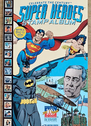 Super Heroes Stamp Album Celebrate the Century (DC, 1998) 1 - 5 - Mycomicshop.be