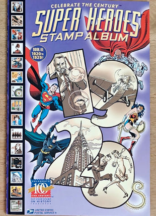 Super Heroes Stamp Album Celebrate the Century (DC, 1998) 1 - 5 - Mycomicshop.be