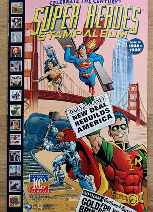 Super Heroes Stamp Album Celebrate the Century (DC, 1998) 1 - 5 - Mycomicshop.be