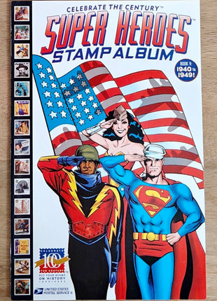 Super Heroes Stamp Album Celebrate the Century (DC, 1998) 1 - 5 - Mycomicshop.be