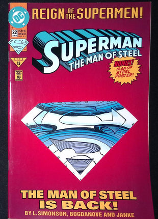 Superman The Man of Steel (1991) #22D - Mycomicshop.be