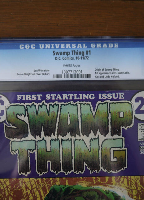 Swamp Thing (1972 1st Series) 1 CGC 7.0 - Mycomicshop.be