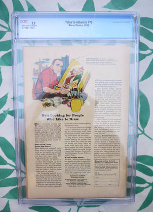 Tales to Astonish (1959-1968 1st Series) #73 CGC 3.5 - Mycomicshop.be