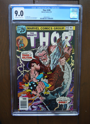 Thor (1962 1st Series Journey Into Mystery) #248 CGC 9.0 - Mycomicshop.be