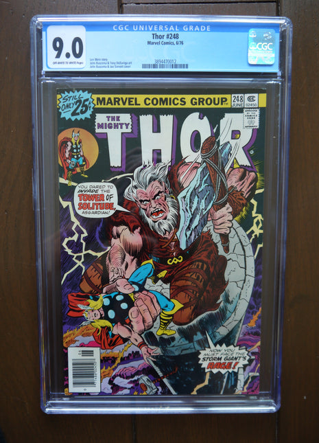Thor (1962 1st Series Journey Into Mystery) #248 CGC 9.0 - Mycomicshop.be