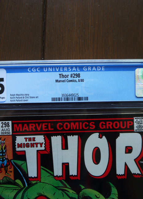 Thor (1962 1st Series Journey Into Mystery) #298 CGC 7.5 - Mycomicshop.be