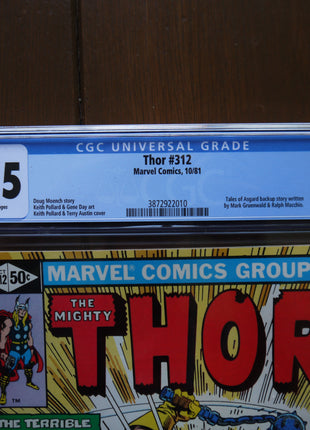 Thor (1962 1st Series Journey Into Mystery) #312 CGC 7.5 - Mycomicshop.be