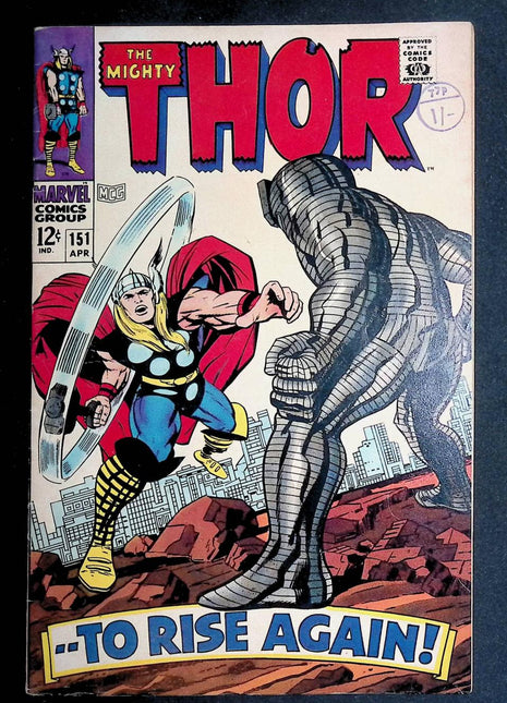Thor (1962 Marvel 1st Series Journey Into Mystery) #151 - Mycomicshop.be