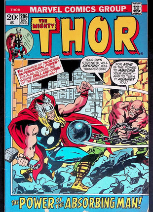 Thor (1962 Marvel 1st Series Journey Into Mystery) #206 - Mycomicshop.be