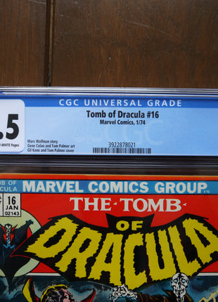 Tomb of Dracula (1972 1st Series) #16 CGC 7.5 - Mycomicshop.be