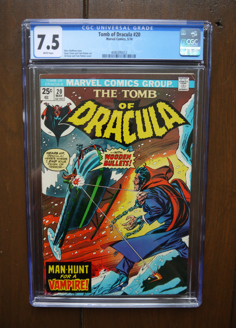 Tomb of Dracula (1972 1st Series) #20 CGC 7.5 - Mycomicshop.be