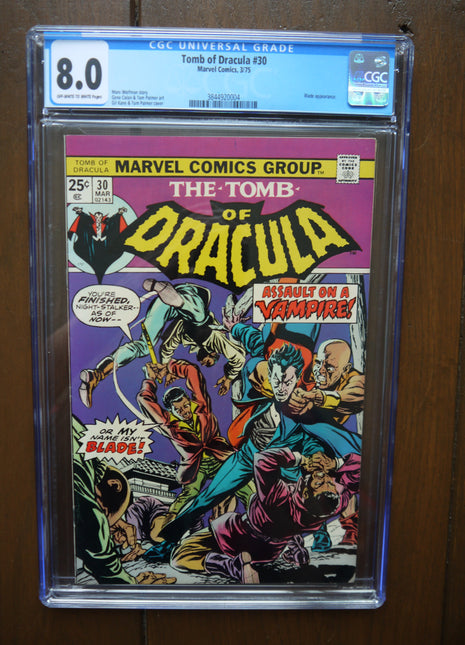 Tomb of Dracula (1972 1st Series) #30 CGC 8.0 - Mycomicshop.be