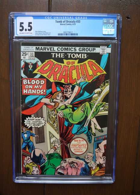 Tomb of Dracula (1972 1st Series) #33 CGC 5.5 - Mycomicshop.be