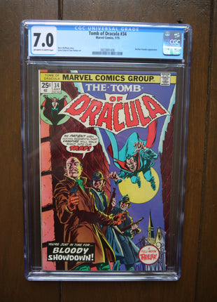 Tomb of Dracula (1972 1st Series) #34 CGC 7.0 - Mycomicshop.be