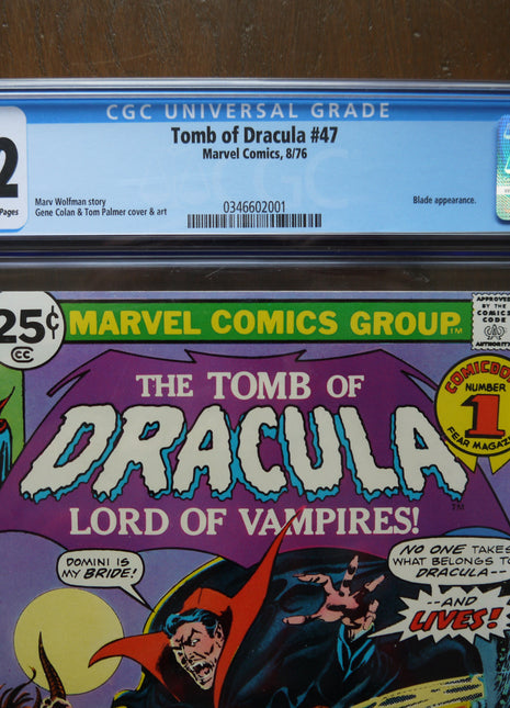 Tomb of Dracula (1972 1st Series) #47 CGC 9.2 - Mycomicshop.be