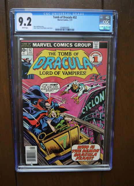 Tomb of Dracula (1972 1st Series) #52 CGC 9.2 - Mycomicshop.be