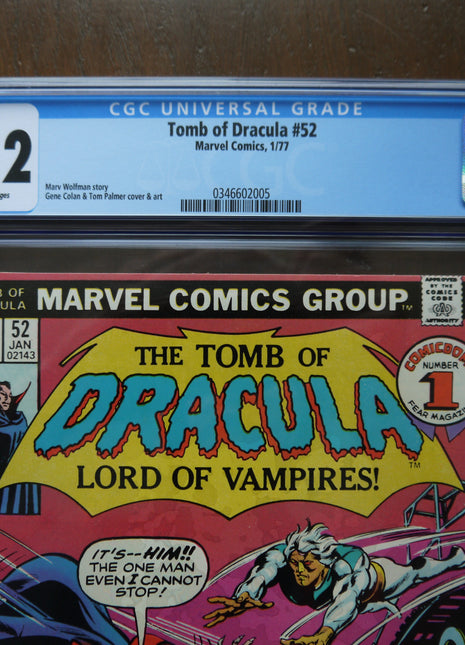 Tomb of Dracula (1972 1st Series) #52 CGC 9.2 - Mycomicshop.be