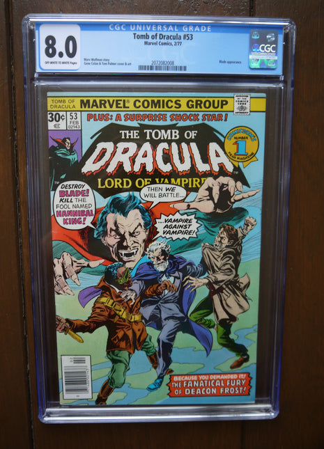 Tomb of Dracula (1972 1st Series) #53 CGC 8.0 - Mycomicshop.be