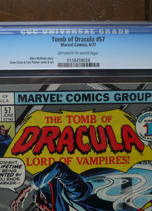 Tomb of Dracula (1972 1st Series) #57 CGC 9.4 - Mycomicshop.be