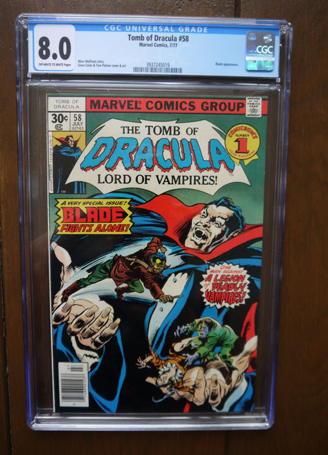 Tomb of Dracula (1972 1st Series) #58 CGC 8.0 - Mycomicshop.be