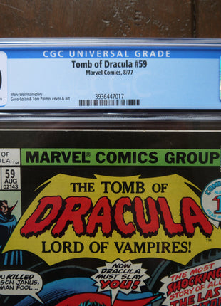 Tomb of Dracula (1972 1st Series) #59 CGC 7.0 - Mycomicshop.be