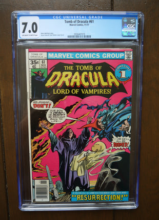 Tomb of Dracula (1972 1st Series) #61 CGC 7.0 - Mycomicshop.be