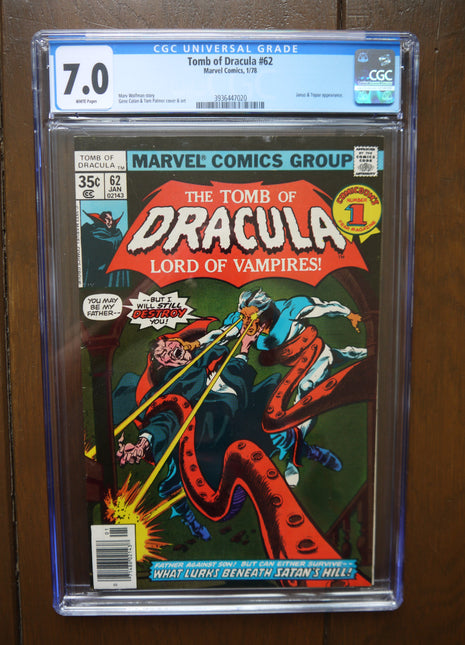 Tomb of Dracula (1972 1st Series) #62 CGC 7.0 - Mycomicshop.be