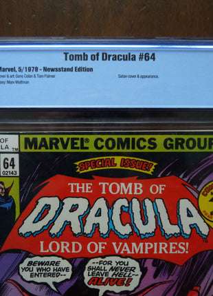 Tomb of Dracula (1972 1st Series) #64 CBCS 6.0 - Mycomicshop.be